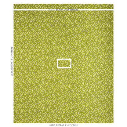 SCHUMACHER  HAPPY TOGETHER MEANDER EMBROIDERY EMBROIDERIES EMBROIDERIES LEAF   - 67604