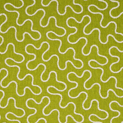 SCHUMACHER  HAPPY TOGETHER MEANDER EMBROIDERY EMBROIDERIES EMBROIDERIES LEAF   - 67604