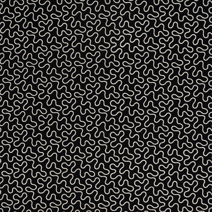 SCHUMACHER  HAPPY TOGETHER MEANDER EMBROIDERY EMBROIDERIES EMBROIDERIES BLACK   - 67605