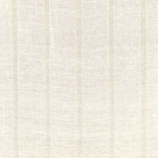 SCHUMACHER  ESSENTIALS: SHEERS & CASEMENTS ELBA LINEN STRIPE SHEER SHEERS & CASEMENTS SHEERS & CASEMENTS IVORY / OAT   - 67610