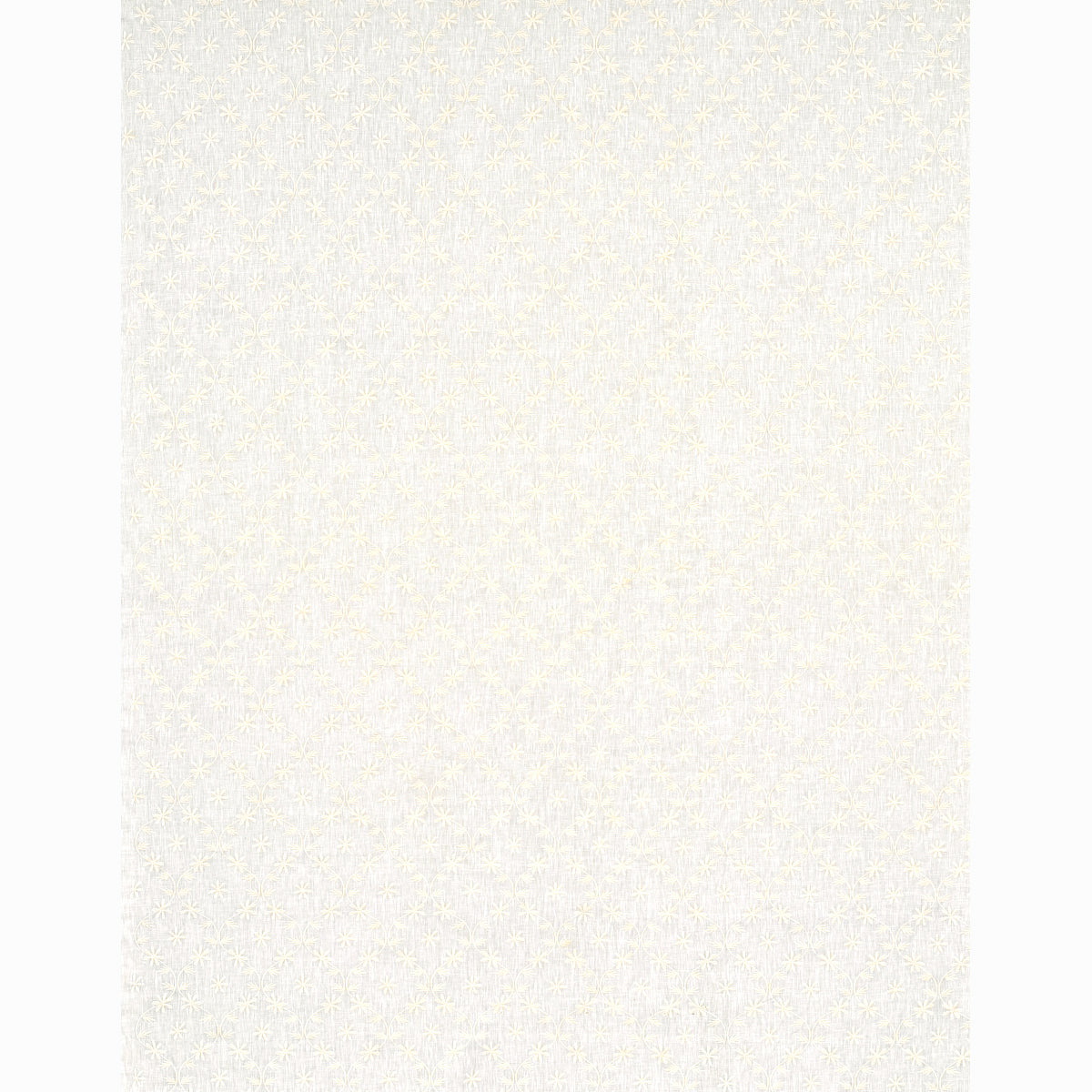 SCHUMACHER  ESSENTIALS: SHEERS & CASEMENTS Cellini Embroidered Sheer WOVEN WOVEN IVORY   - 67620