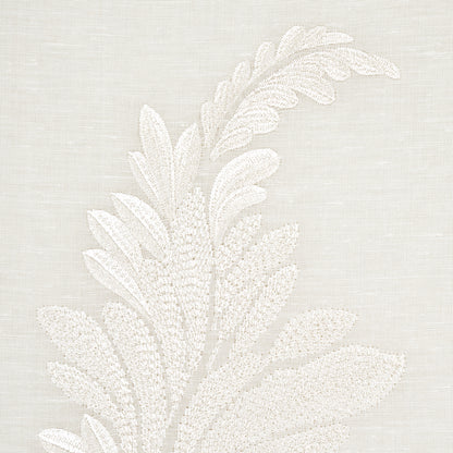 SCHUMACHER  ESSENTIALS: SHEERS & CASEMENTS CONTESSA EMBROIDERED SHEER EMBROIDERIES,SHEERS & CASEMENTS EMBROIDERIES,SHEERS & CASEMENTS IVORY   - 67710