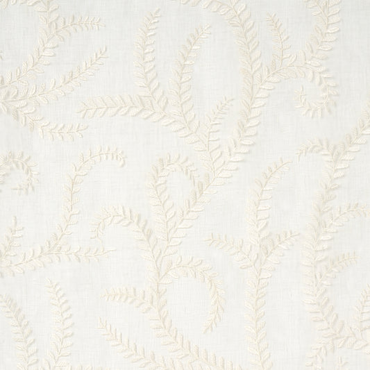 SCHUMACHER  ESSENTIALS: SHEERS & CASEMENTS II Boboli Embroidered Sheer EMBROIDERIES,SHEERS & CASEMENTS EMBROIDERIES,SHEERS & CASEMENTS IVORY   - 67760