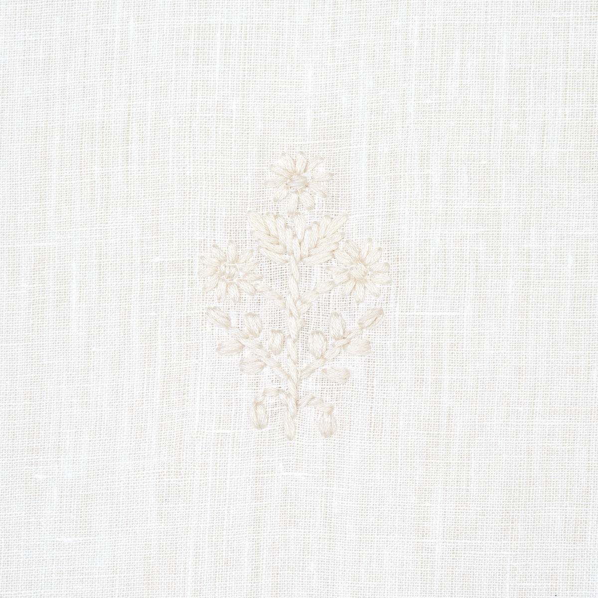 SCHUMACHER FABRIC  ESSENTIALS: SHEERS & CASEMENTS II Maria Embroidery   IVORY   - 67790