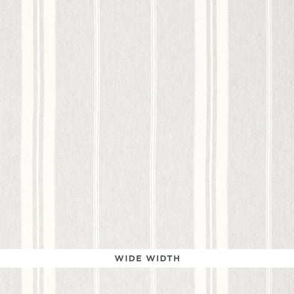 SCHUMACHER  AU NATUREL OASIS LINEN STRIPE PATTERN WOVENS PATTERN WOVENS FOG   - 67861