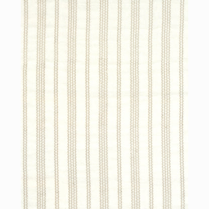 SCHUMACHER  ESSENTIALS: SHEERS & CASEMENTS PIERO STRIPE EMBROIDERED SHEER SHEERS & CASEMENTS SHEERS & CASEMENTS PEARL   - 67880