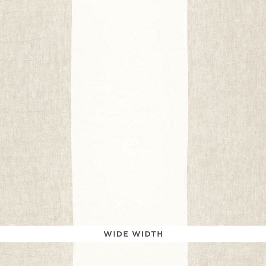 SCHUMACHER  ESSENTIALS: SHEERS & CASEMENTS VISTA LINEN STRIPE CASEMENT SHEERS & CASEMENTS SHEERS & CASEMENTS LINEN   - 67941