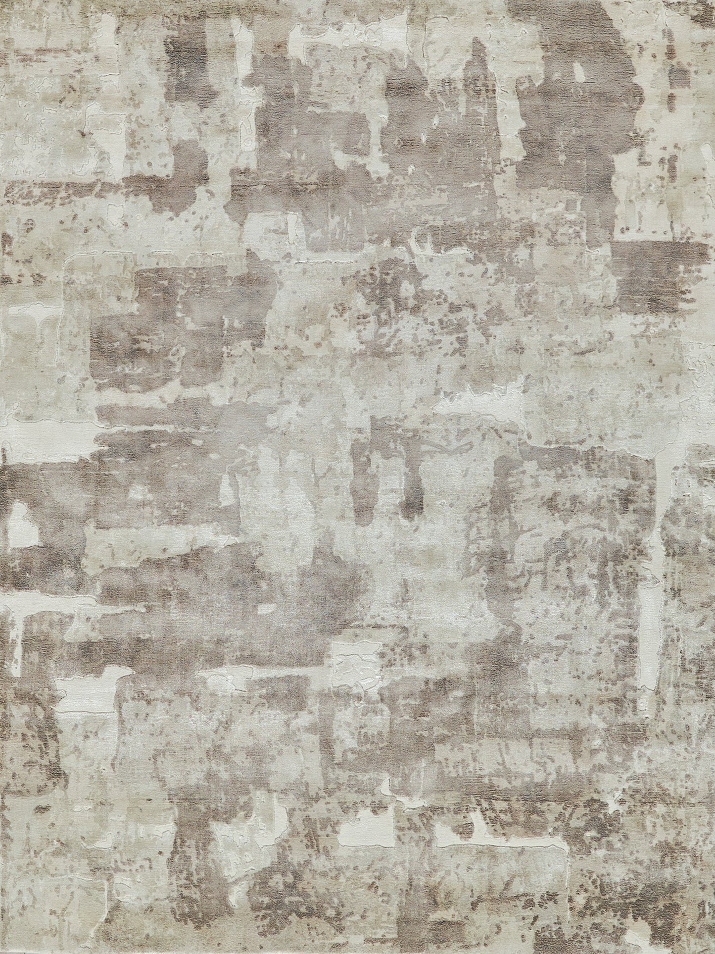 Beige papyrus-toned indoor hand-loomed rug with subtle woven texture; 4' x 6'.