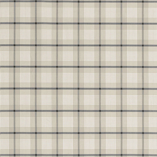 SCHUMACHER  CALYPSO ST. LUCIA PLAID PATTERN WOVENS PATTERN WOVENS STONE   - 68022