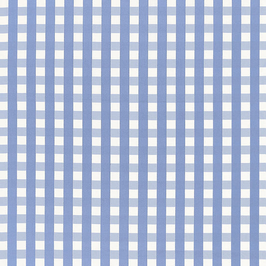SCHUMACHER FABRIC  CALYPSO BERMUDA CHECK   CORNFLOWER   - 68064