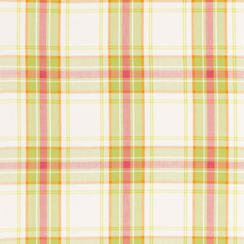 SCHUMACHER  CALYPSO ST. MARTIN PLAID PATTERN WOVENS PATTERN WOVENS LIME   - 68070
