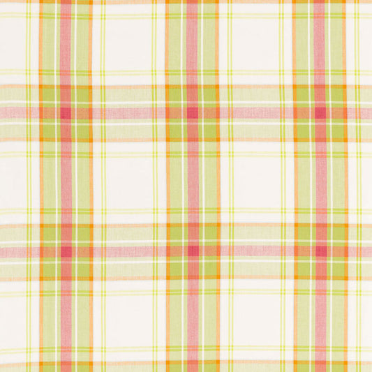 SCHUMACHER  CALYPSO ST. MARTIN PLAID PATTERN WOVENS PATTERN WOVENS LIME   - 68070