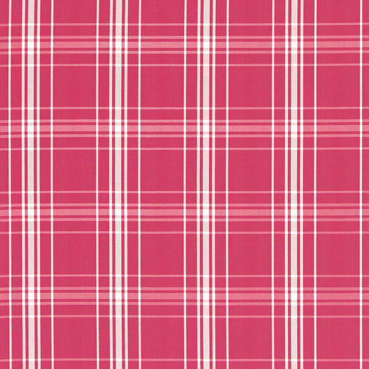 SCHUMACHER  CALYPSO BELIZE PLAID PATTERN WOVENS PATTERN WOVENS AZALEA   - 68092