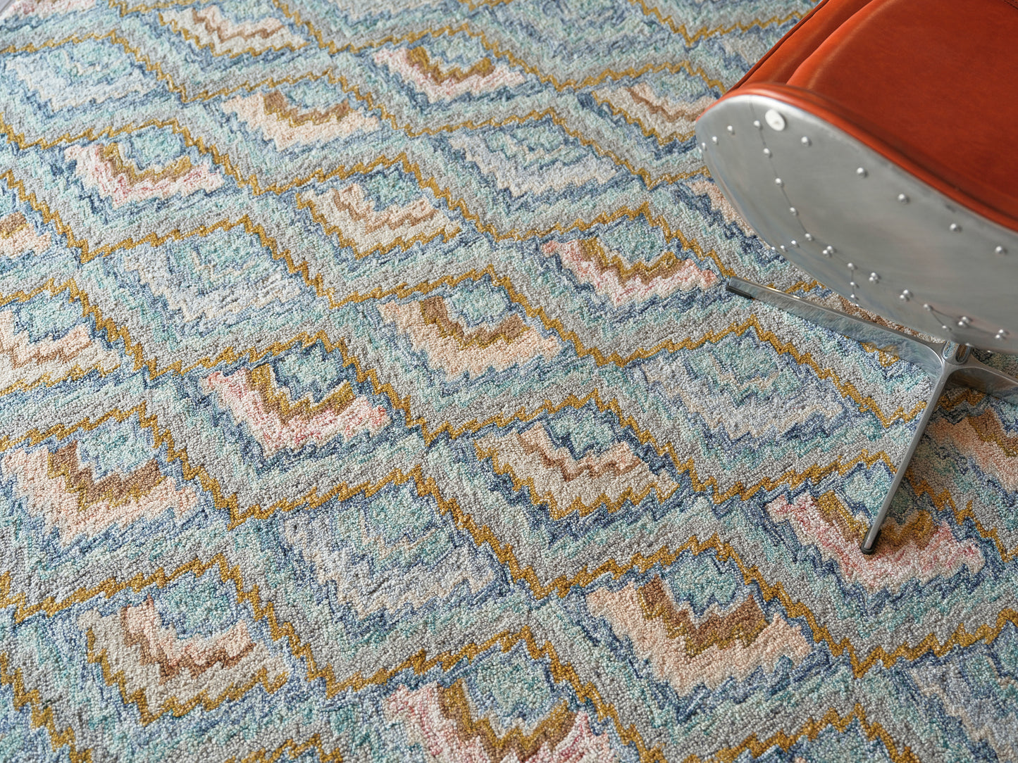 EXQUISITE RUGS   Bargello Indoor Hand Tufted    - 6814-5'X8'