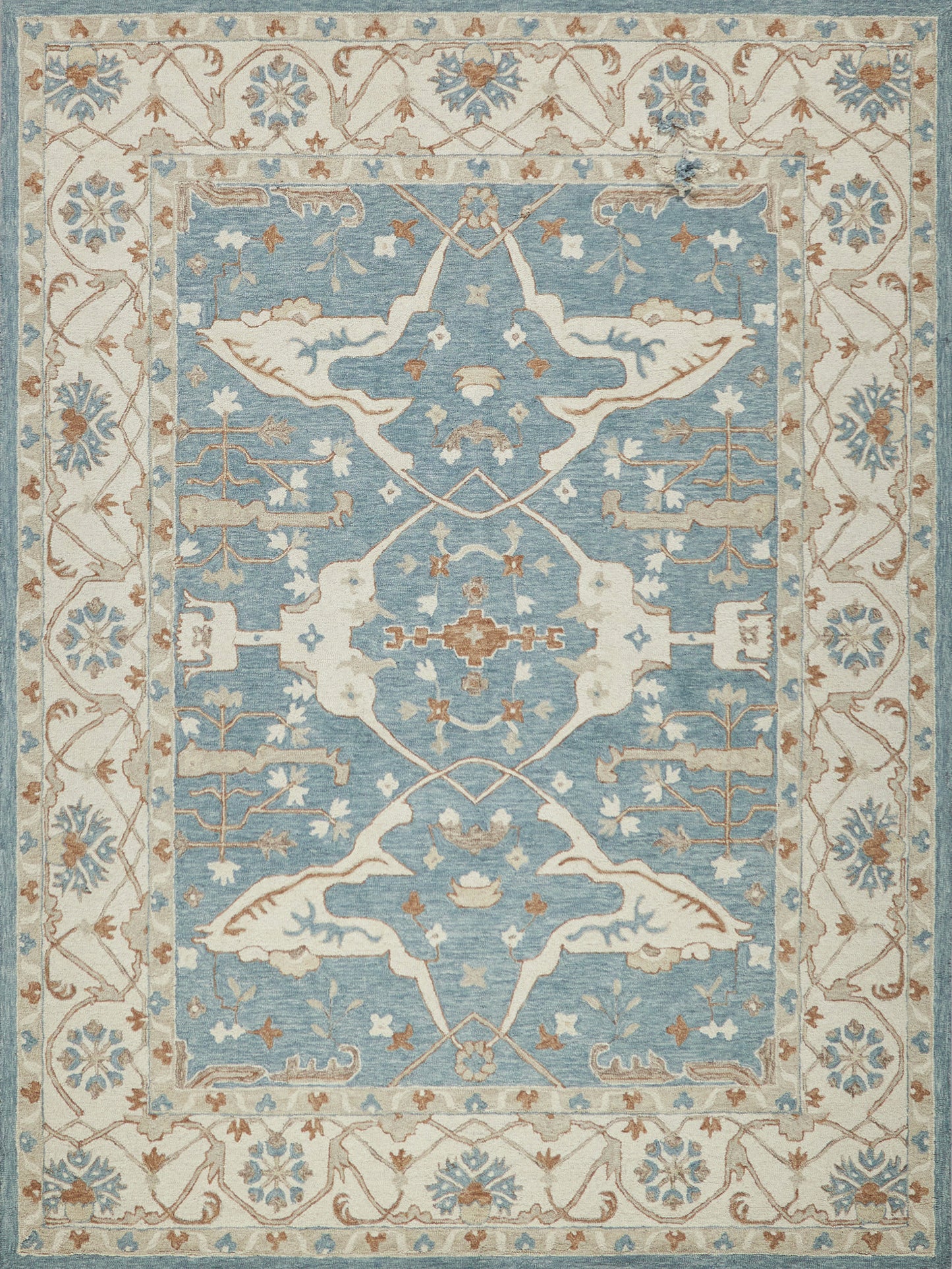 EXQUISITE RUGS   Claremont Oushak Indoor Hand Tufted    - 6831-6'X9'