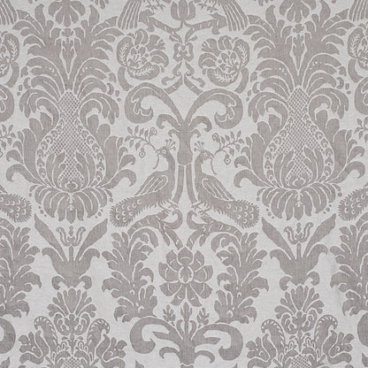 SCHUMACHER  NEW TRADITIONAL ANNA DAMASK PATTERN WOVEN PATTERN WOVEN GREY   - 68436
