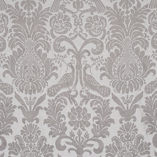 SCHUMACHER  NEW TRADITIONAL ANNA DAMASK PATTERN WOVEN PATTERN WOVEN GREY   - 68436