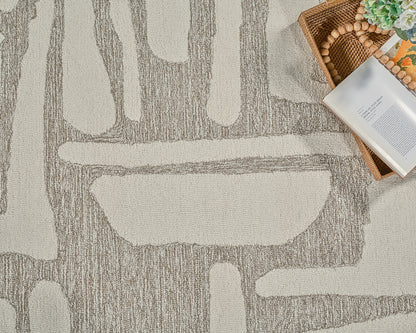 EXQUISITE RUGS   Carmel Indoor Hand Tufted    - 6849-4'X6'