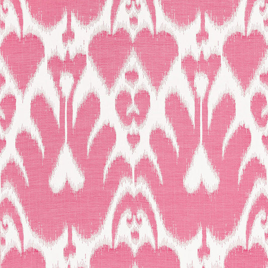 SCHUMACHER  IKAT COLLECTION LELA COTTON IKAT PATTERN WOVENS PATTERN WOVENS BERRY   - 68583
