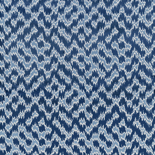 SCHUMACHER FABRIC  CHROMA SERENISSIMO VELVET   WATER   - 68671