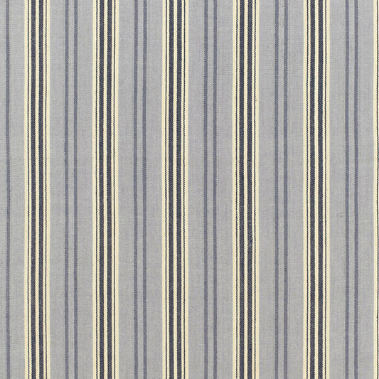 SCHUMACHER  CHROMA LOIRE JUTE STRIPE PATTERN WOVENS PATTERN WOVENS BLEU   - 68690