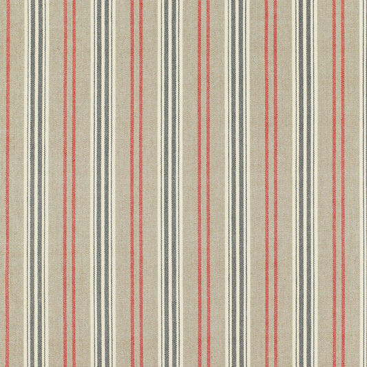 SCHUMACHER  CHROMA LOIRE JUTE STRIPE PATTERN WOVENS PATTERN WOVENS NOIR   - 68691