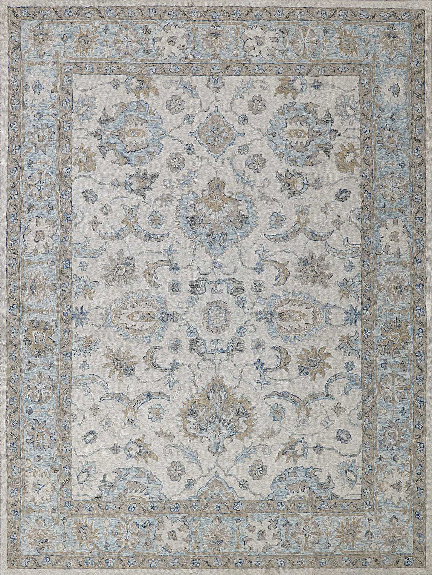 EXQUISITE RUGS   Marietta Oushak Indoor Hand Tufted    - 6878-6'X9'