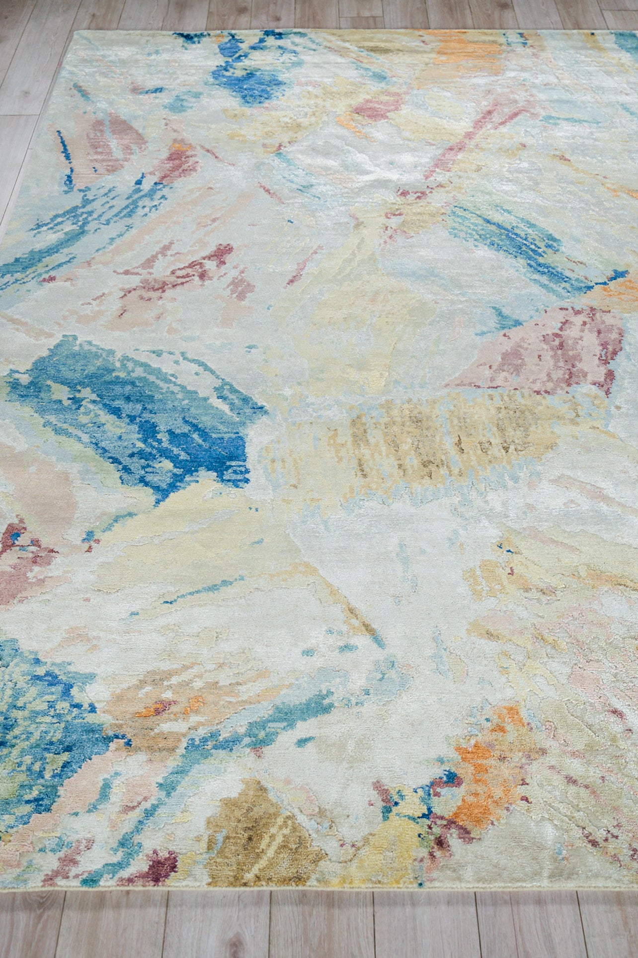 EXQUISITE RUGS   Floor Art Indoor Hand Knotted    - 6880-4'X6'