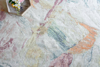 EXQUISITE RUGS   Floor Art Indoor Hand Knotted    - 6880-4'X6'