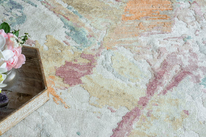 EXQUISITE RUGS   Floor Art Indoor Hand Knotted    - 6880-4'X6'