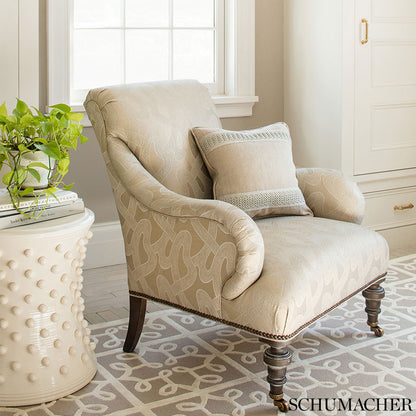 SCHUMACHER  TIMOTHY CORRIGAN CHANTILLY EMBROIDERIES EMBROIDERIES BLANC   - 68842