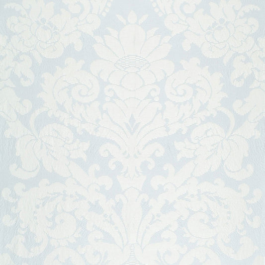 SCHUMACHER  TIMOTHY CORRIGAN CHATEAU SILK DAMASK PATTERN WOVENS PATTERN WOVENS CIEL   - 68880