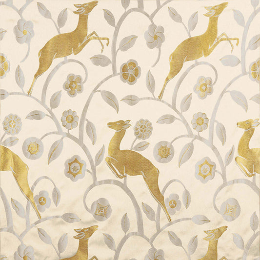 SCHUMACHER  125TH ANNIVERSARY LES GAZELLES AU BOIS PATTERN WOVENS PATTERN WOVENS ECRU   - 68911