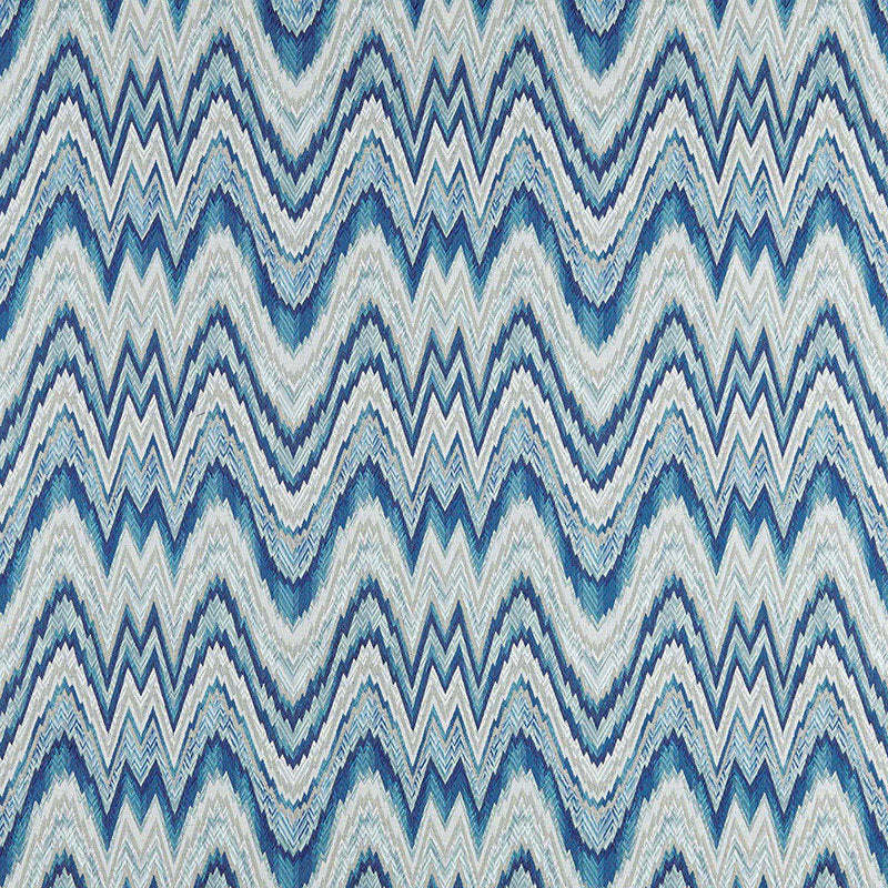 SCHUMACHER  125TH ANNIVERSARY VALKYRIE FLAME STITCH PATTERN WOVENS PATTERN WOVENS DELFT   - 68940