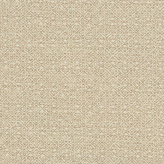 SCHUMACHER  STEEL MAGNOLIA SARONG WEAVE INDOOR/OUTDOOR PATTERN WOVENS,HIGH PERFORMANCE,INDOOR/OUTDOOR PATTERN WOVENS,HIGH PERFORMANCE,INDOOR/OUTDOOR WHITE SAND   - 69022