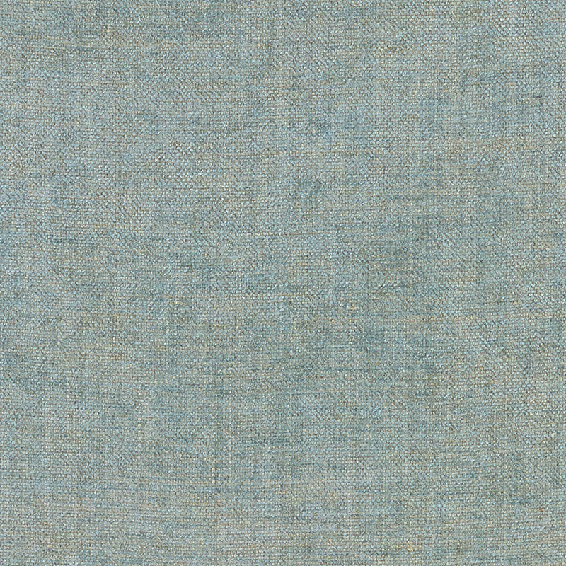Blue-gray woven fabric close-up with subtle texture and mottled weave.