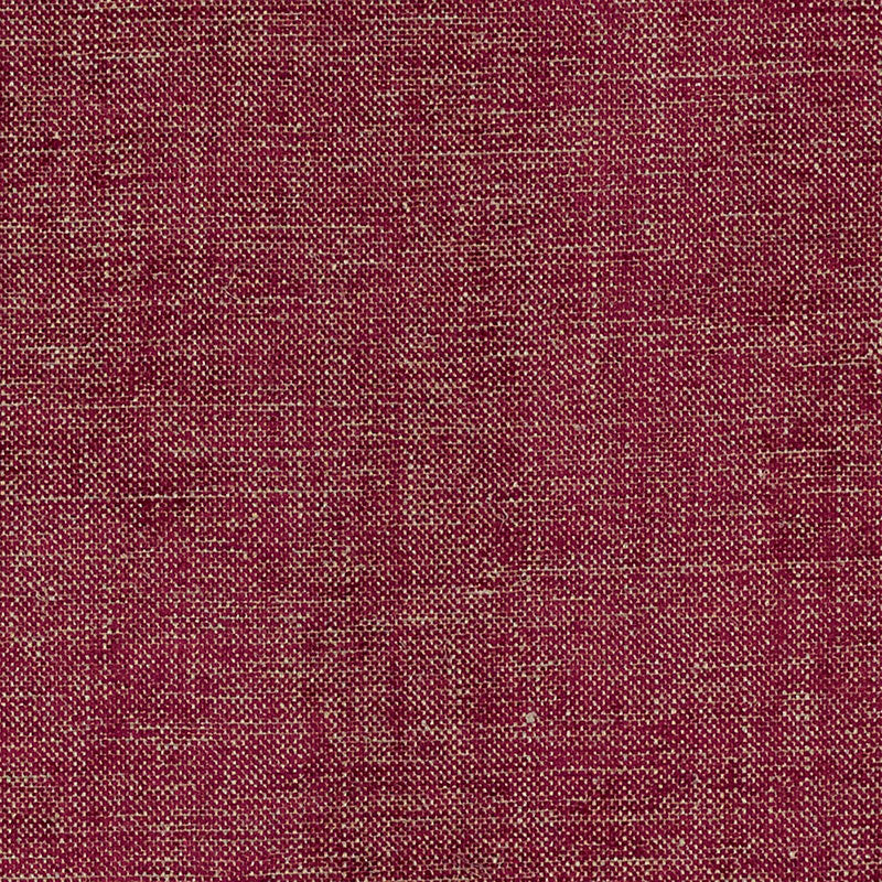 Close-up of maroon-red woven fabric texture, coarse linen-style material, suitable for upholstery or apparel.