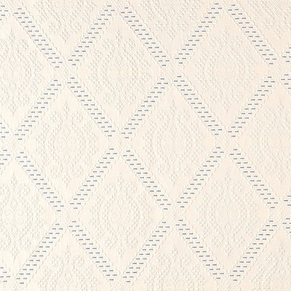 SCHUMACHER  COUNTRY CHIC EUGENIE MATELASSESE IVORY / BLEU   - 69131