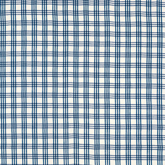 SCHUMACHER  COUNTRY CHIC IMOGEN PATTERN WOVENS PATTERN WOVENS INDIGO   - 69154