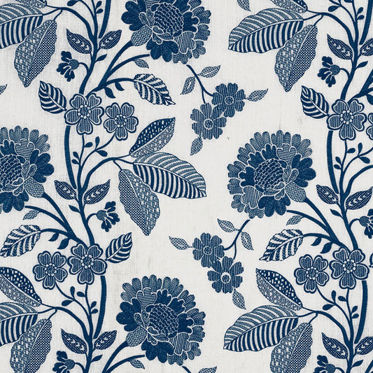 SCHUMACHER  COUNTRY CHIC ELSPETH PLAINS PLAINS INDIGO   - 69162