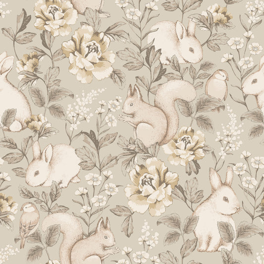 SCHUMACHER  Borastapeter MAGIC FOREST   TAUPE   - 6933