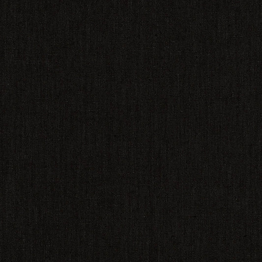 SCHUMACHER  PERFECT BASICS: LINEN LANGE GLAZED LINEN PLAINS PLAINS NOIR   - 69341