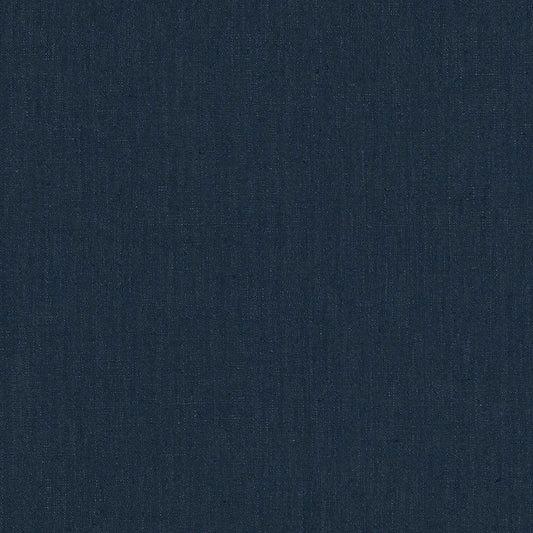 SCHUMACHER  PERFECT BASICS: LINEN LANGE GLAZED LINEN PATTERN WOVENS PATTERN WOVENS NAVY   - 69346