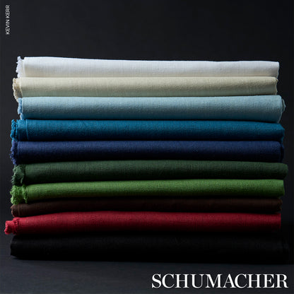 SCHUMACHER  PERFECT BASICS: LINEN LANGE GLAZED LINEN PLAINS PLAINS LEAF   - 69354