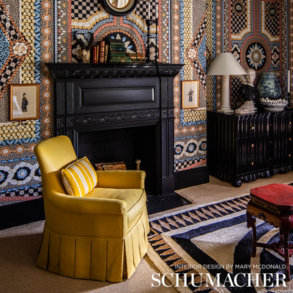 SCHUMACHER  PERFECT BASICS: LINEN LANGE GLAZED LINEN PLAINS PLAINS YELLOW   - 69367