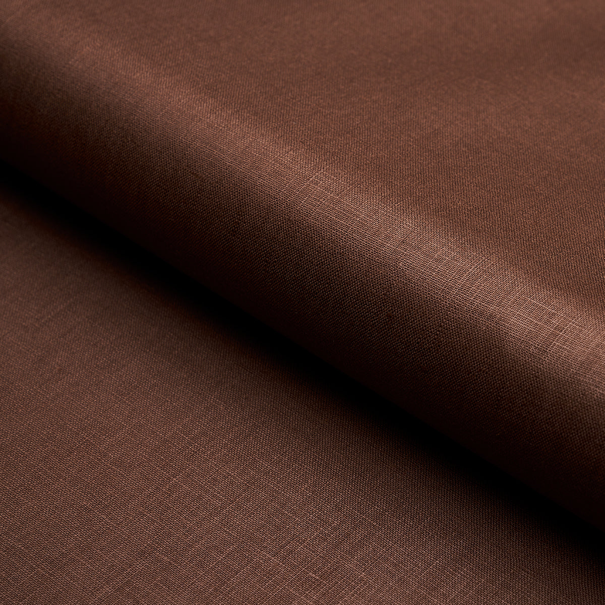 SCHUMACHER  PERFECT BASICS: LINEN LANGE GLAZED LINEN PLAINS PLAINS BROWN   - 69369