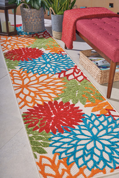 Nourison Rugs Nourison Home   Tropical 12' Runner    - 099446723048