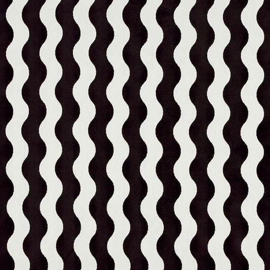 SCHUMACHER  NEW WAVE: BLACK & WHITE THE WAVE VELVET CUT VELVET,VELVETS,HIGH PERFORMANCE CUT VELVET,VELVETS,HIGH PERFORMANCE BLACK   - 69420