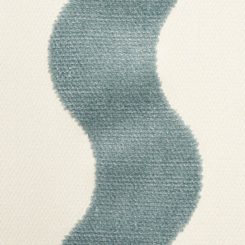 SCHUMACHER  CUT & PATTERNED VELVETS THE WAVE VELVET VELVET CUT,VELVETS,HIGH PERFORMANCE VELVET CUT,VELVETS,HIGH PERFORMANCE SKY   - 69424