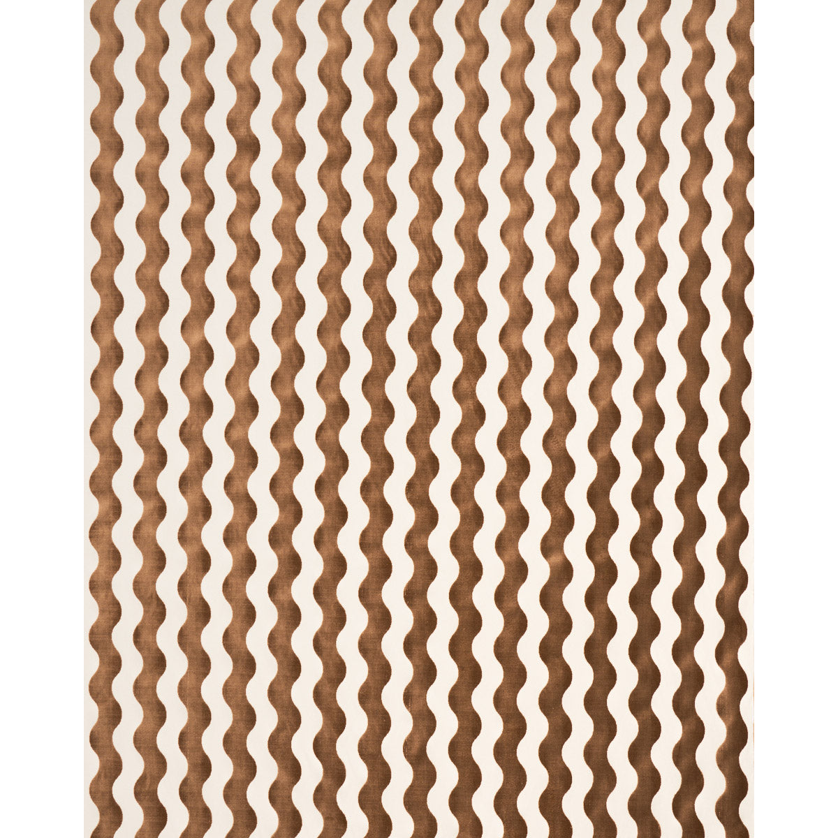 SCHUMACHER FABRIC  MILES REDD THE WAVE VELVET   CAMEL   - 69426